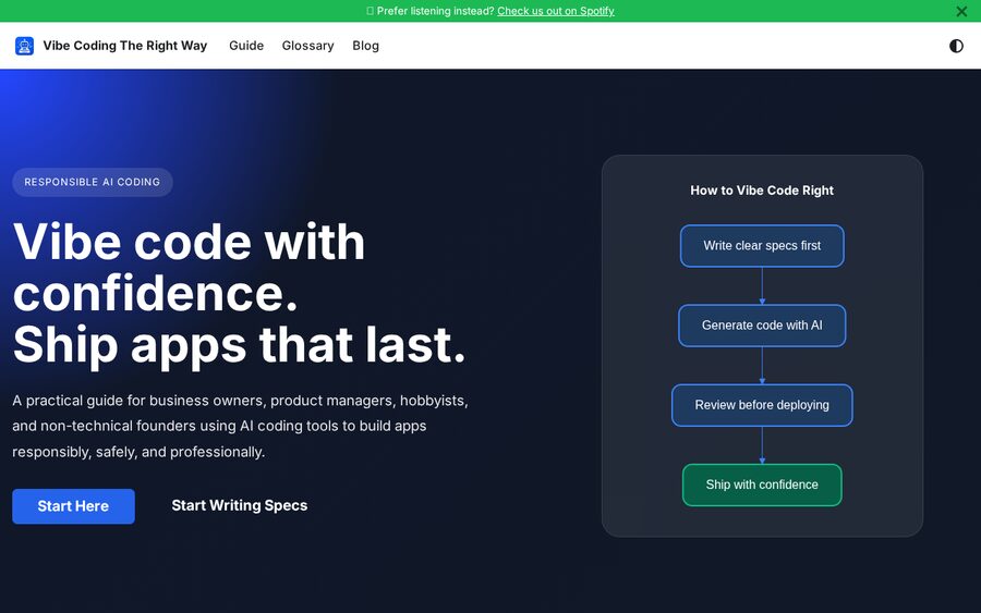 Vibe Coding The Right Way screenshot
